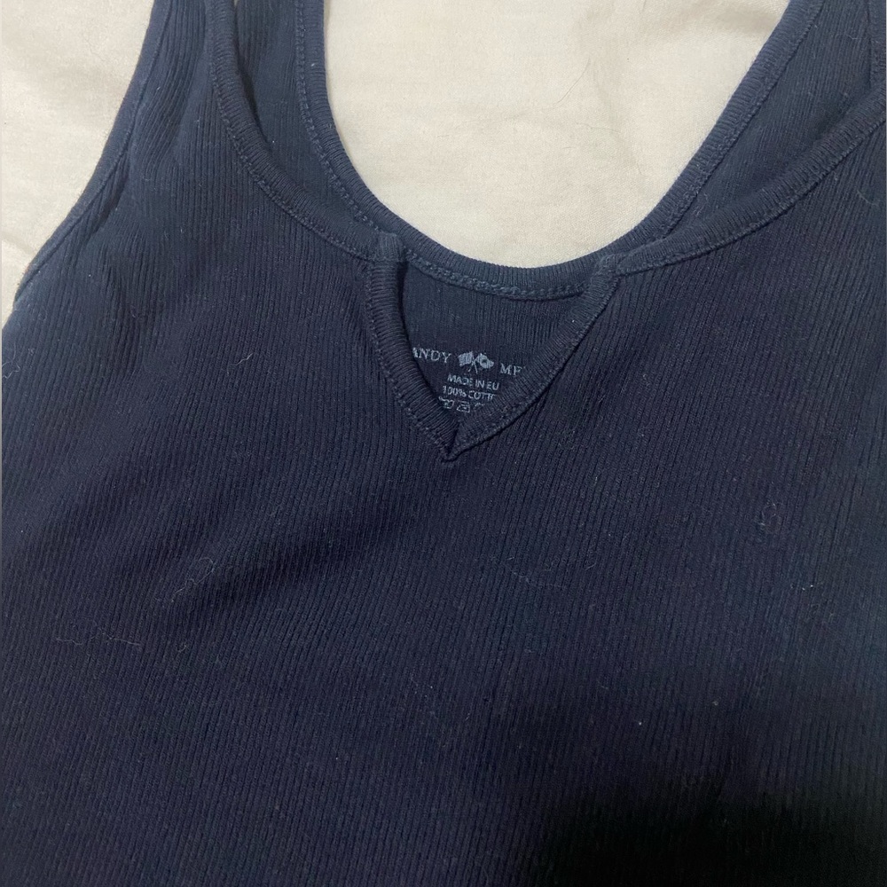 Cropped baby tank top